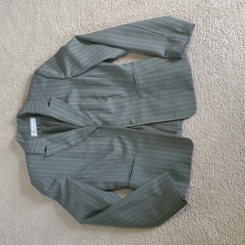 Pin Striped Suit Jacket